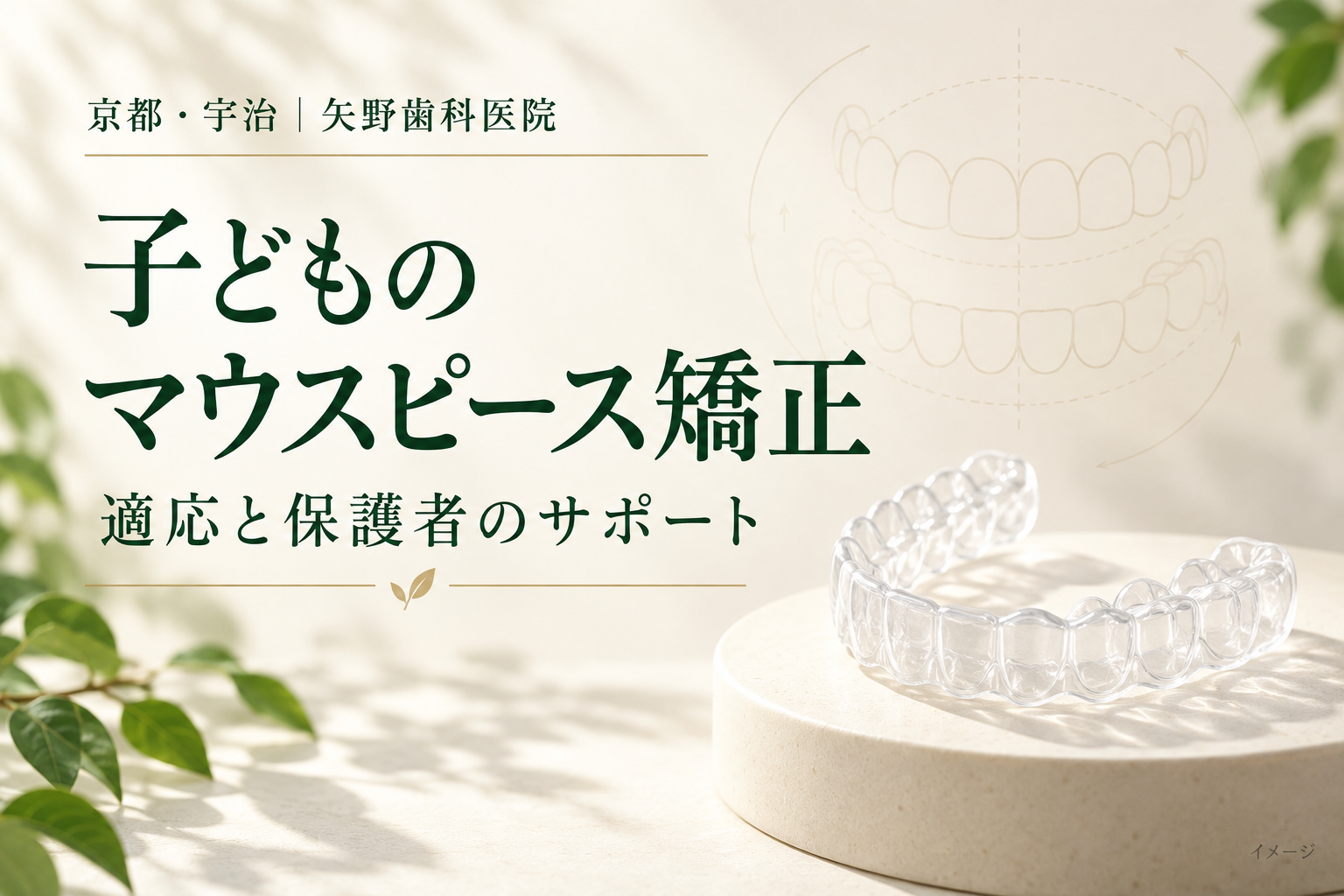 子どものマウスピース矯正の解説記事イメージ