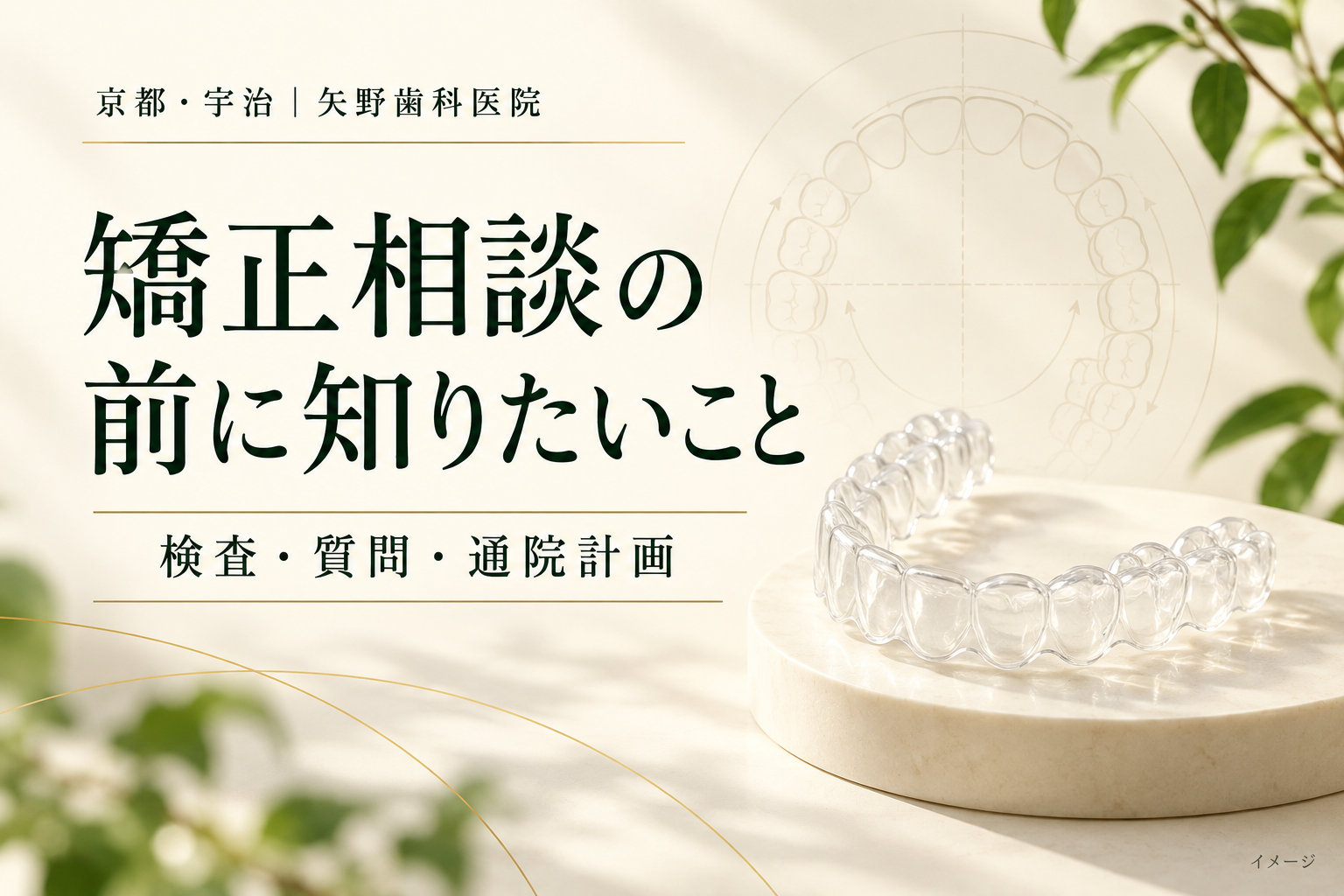 矯正相談の前に知りたいことの解説記事イメージ
