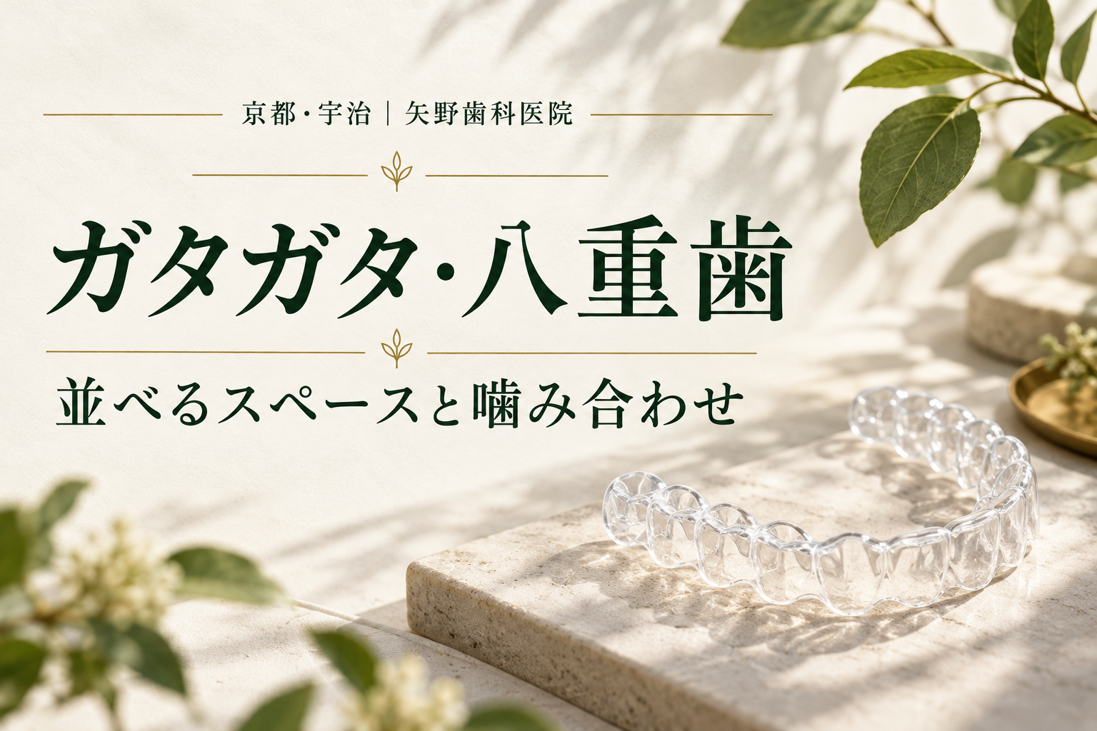 ガタガタ・八重歯の解説イメージ