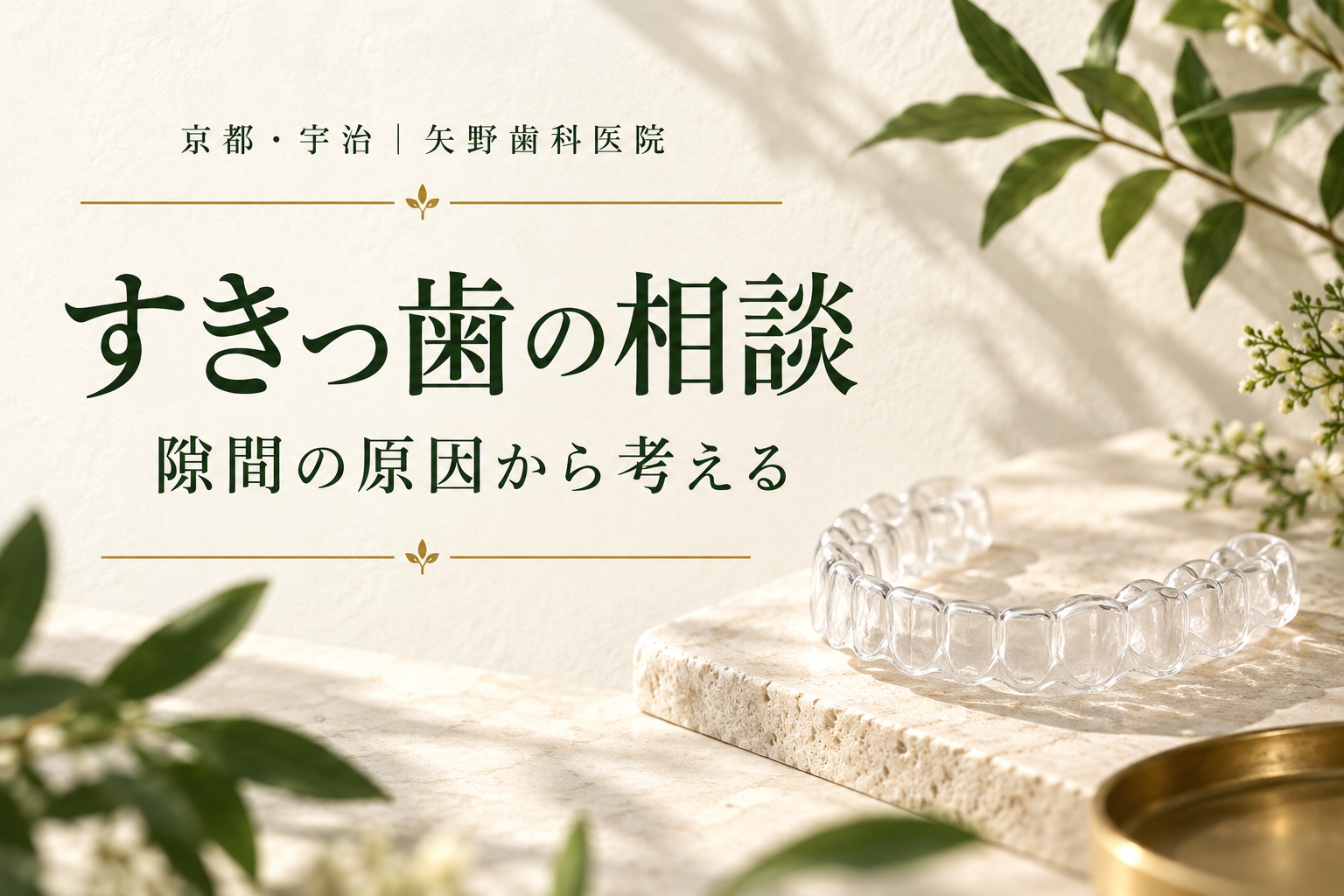 すきっ歯の相談の解説イメージ