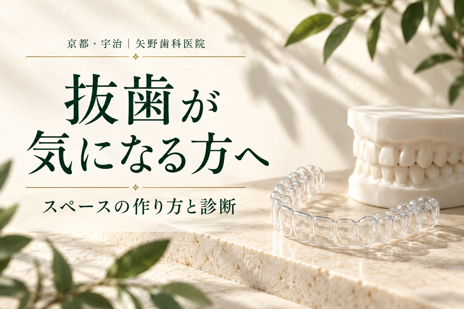 抜歯が気になる方への解説イメージ