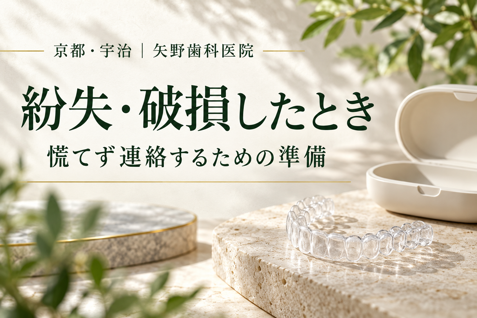 マウスピースをなくした・割れたときは?旅行中の連絡と再製作の流れのイメージ