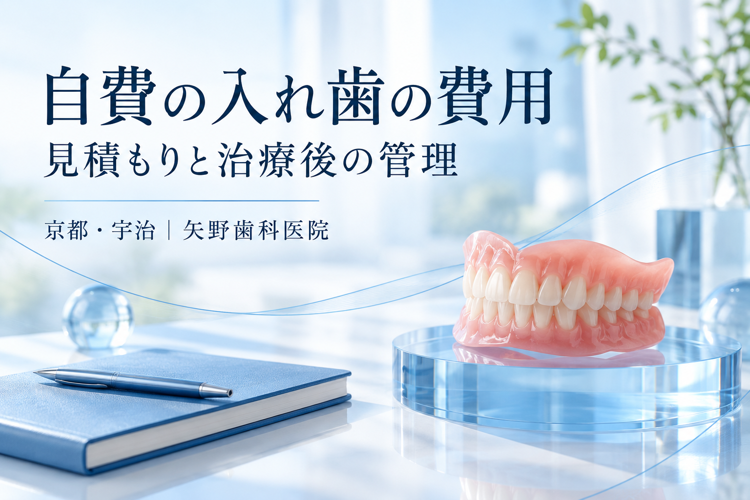 宇治で自費の入れ歯を選ぶときの費用｜金属床・ノンクラスプの見積もりガイドの解説イメージ